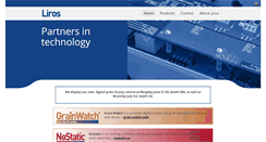 Desktop Screenshot of liroselectronic.com